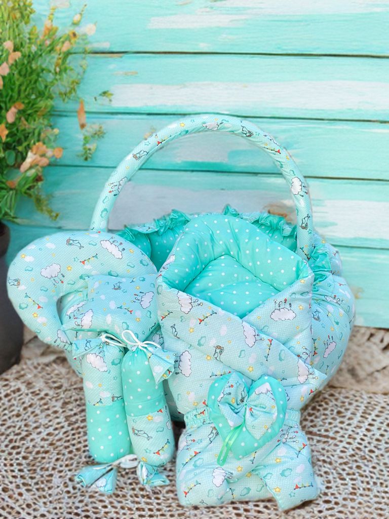 7 Piece Cotton Baby Nest Set – Soft & Comfortable | Me & Mom – 30% Off