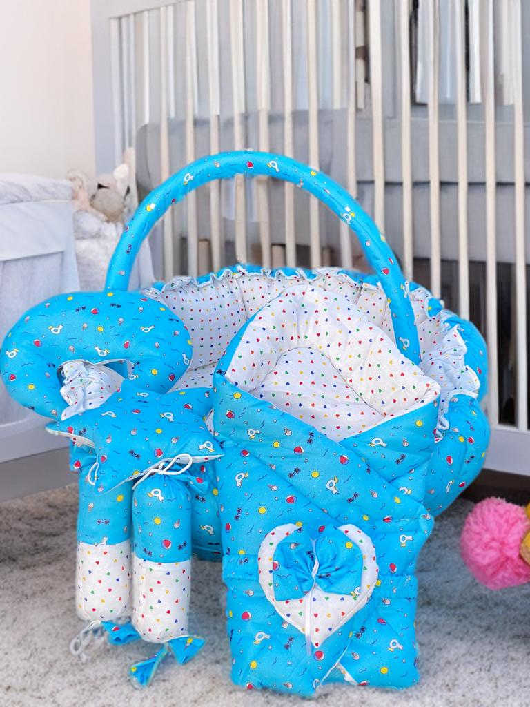 7 Piece Cotton Baby Nest Set – Soft & Comfortable | Me & Mom – 30% Off