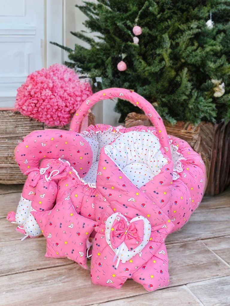 7 Piece Cotton Baby Nest Set – Soft & Comfortable | Me & Mom – 30% Off